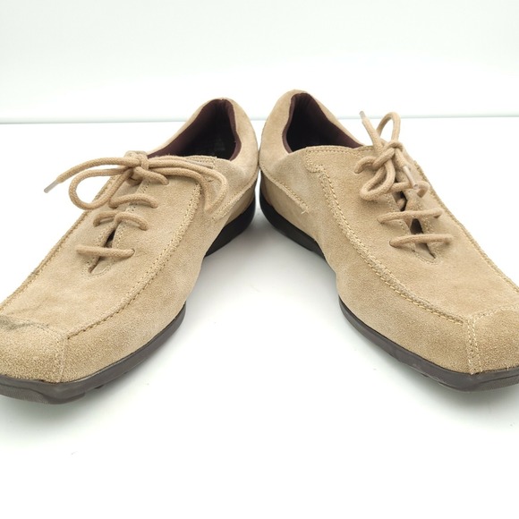 Aerosoles Shoes Womens Size‎ 7 Brown Suede Lace Up Sneakers Comfort - Picture 5 of 12